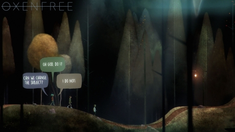 Oxenfree: Screen zum Spiel Oxenfree.