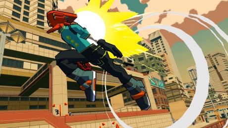 Bomb Rush Cyberfunk - Screen zum Spiel Bomb Rush Cyberfunk.