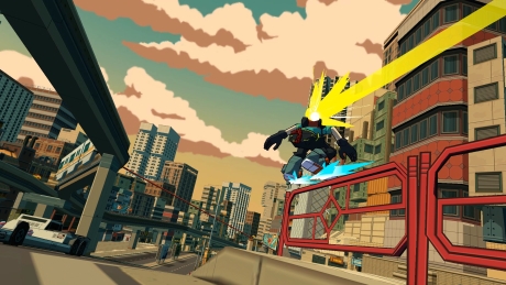 Bomb Rush Cyberfunk - Screen zum Spiel Bomb Rush Cyberfunk.