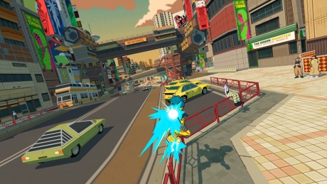 Bomb Rush Cyberfunk - Screen zum Spiel Bomb Rush Cyberfunk.