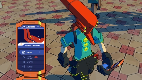 Bomb Rush Cyberfunk - Screen zum Spiel Bomb Rush Cyberfunk.