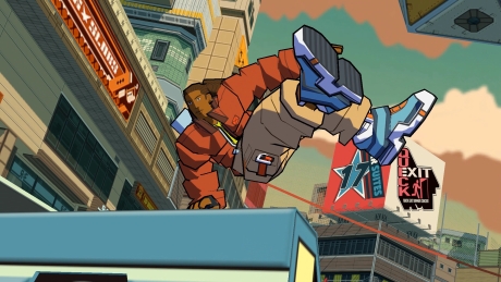 Bomb Rush Cyberfunk - Screen zum Spiel Bomb Rush Cyberfunk.