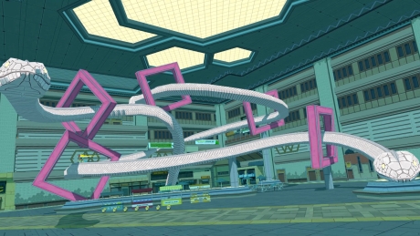 Bomb Rush Cyberfunk - Screen zum Spiel Bomb Rush Cyberfunk.