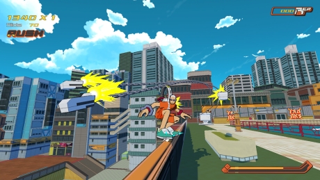 Bomb Rush Cyberfunk - Screen zum Spiel Bomb Rush Cyberfunk.