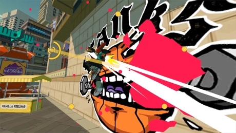 Bomb Rush Cyberfunk - Screen zum Spiel Bomb Rush Cyberfunk.
