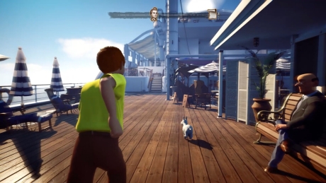 Tintin Reporter - Die Zigarren des Pharaos: Screen zum Spiel Tintin Reporter - Die Zigarren des Pharaos.