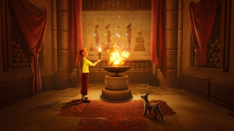 Tintin Reporter - Die Zigarren des Pharaos - Screen zum Spiel Tintin Reporter - Die Zigarren des Pharaos.