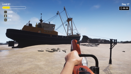 Ship Graveyard Simulator: Screen zum Spiel Ship Graveyard Simulator.