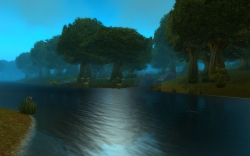 World of Warcraft - Screen zum Gebiet Wald von Elwynn.