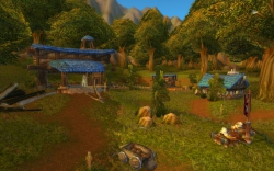 World of Warcraft - Screen zum Gebiet Wald von Elwynn.