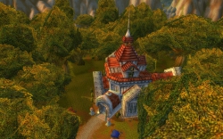 World of Warcraft - Screen zum Gebiet Wald von Elwynn.
