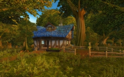 World of Warcraft - Screen zum Gebiet Wald von Elwynn.