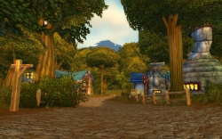 World of Warcraft - Screen zum Gebiet Wald von Elwynn.