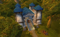 World of Warcraft - Screen zum Gebiet Wald von Elwynn.