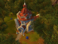 World of Warcraft - Screen zum Gebiet Abtei von Nordhain.