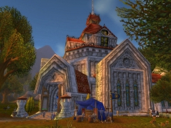 World of Warcraft - Screen zum Gebiet Abtei von Nordhain.