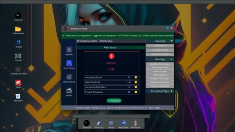 Anonymous Hacker Simulator: Screen zum Spiel Anonymous Hacker Simulator.