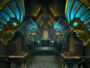 World of Warcraft: Cataclysm - Screen zum Level 85 Dungeon die Hallen des Ursprungs in Uldum.