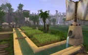World of Warcraft: Cataclysm - Auch in Uldum gibt es in World of Warcraft: Cataclysm Wasser und Grünflächen.