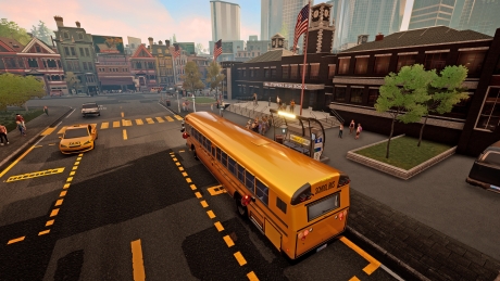 Bus Simulator 21 Next Stop - Official School Bus Extension - Screen zum Spiel Bus Simulator 21 Next Stop - Official School Bus Extension.