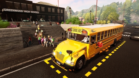 Bus Simulator 21 Next Stop - Official School Bus Extension - Screen zum Spiel Bus Simulator 21 Next Stop - Official School Bus Extension.