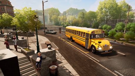 Bus Simulator 21 Next Stop - Official School Bus Extension - Screen zum Spiel Bus Simulator 21 Next Stop - Official School Bus Extension.