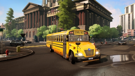 Bus Simulator 21 Next Stop - Official School Bus Extension: Screen zum Spiel Bus Simulator 21 Next Stop - Official School Bus Extension.