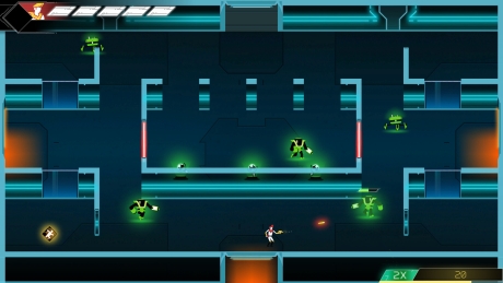 Berzerk: Recharged: Screen zum Spiel Berzerk: Recharged.