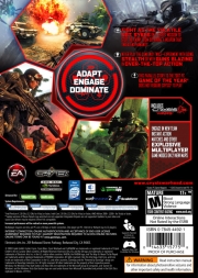 Crysis Warhead - Back Cover - Boxart Crysis Warhead
