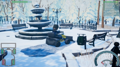 Plow the Snow!: Screen zum Spiel Plow the Snow!.