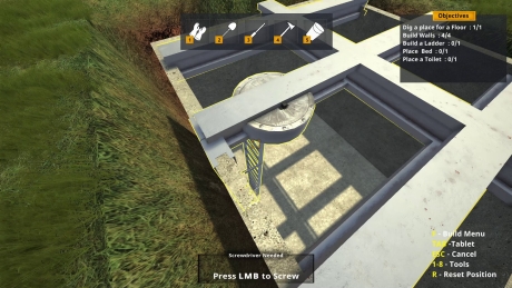 Bunker Builder Simulator: Screen zum Spiel Bunker Builder Simulator.