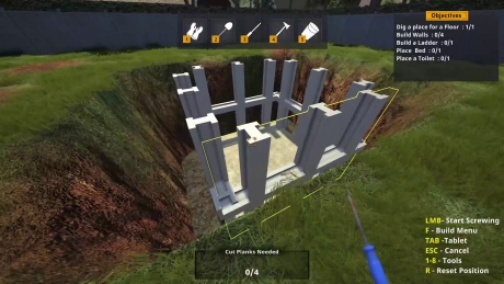 Bunker Builder Simulator - Screen zum Spiel Bunker Builder Simulator.