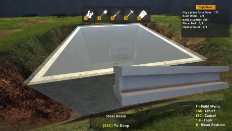 Bunker Builder Simulator: Screen zum Spiel Bunker Builder Simulator.