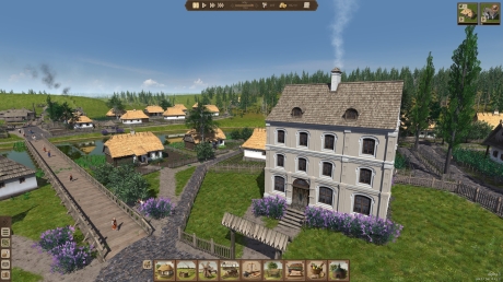 Ostriv: Screen zum Aufbauspiel Ostriv.