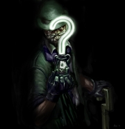 Batman: Arkham City - Artwork vom Riddler